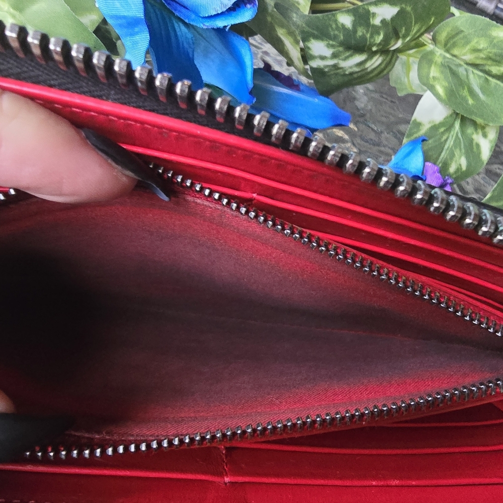 Authentic Christian Louboutin Black Studded Long Zippy Wallet - Picture 14 of 16